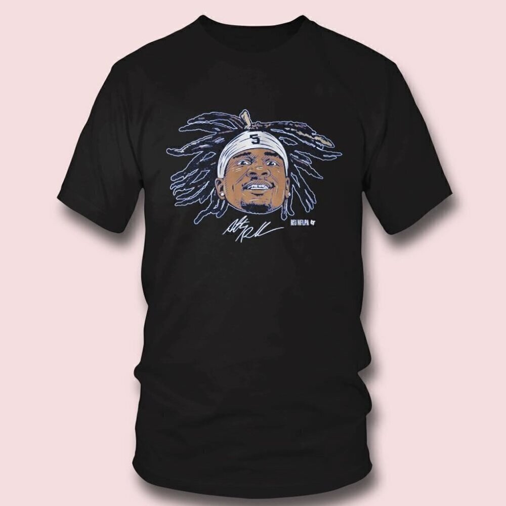 Anthony Richardson Swag Head Football Player NFL Rookie Fan Graphic Sport Tee.